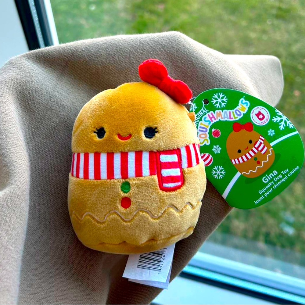 Gina the Dog Toy Squishmallows 4” NWT
